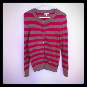 4/$20 Gap beige and pink cardigan
